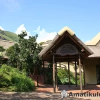 Entrance to Didima Camp – welcoming gateway to the scenic Drakensberg accommodation in KwaZulu-Natal, South Africa