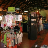 Interior view of the Giant’s Castle supply store offering firewood, snacks, and essentials
