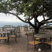 Reception area at Hilltop Camp welcoming guests to Hluhluwe-iMfolozi Game Reserve, South Africa