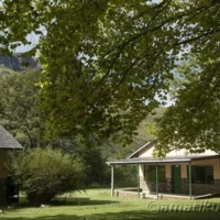 Self-catering chalet at Injisuthi Camp with mountain views and natural surroundings in uKhahlamba-Drakensberg Park, South Africa