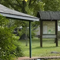 Information center at Injisuthi Camp providing maps, trail details, and visitor guidance in uKhahlamba-Drakensberg Park, South Africa