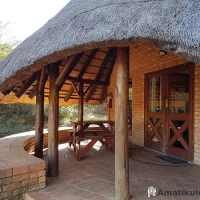 4 Bed Self-Catering Chalet at Ntshondwe Camp surrounded by Ithala’s rugged cliffs